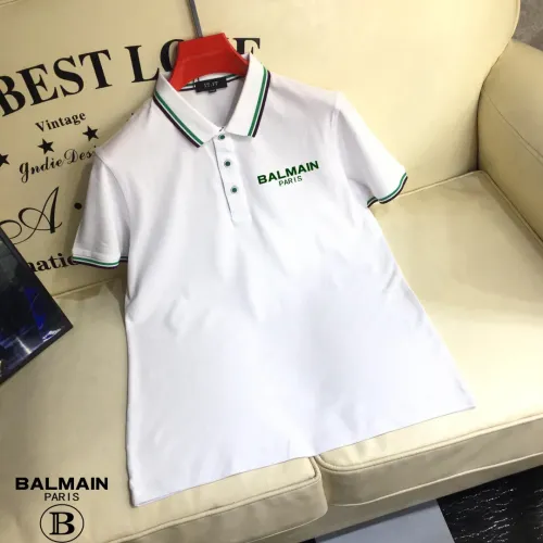 Cheap Balmain T-Shirts Short Sleeved For Men #1445373, $$29.00 USD On Balmain T-Shirts