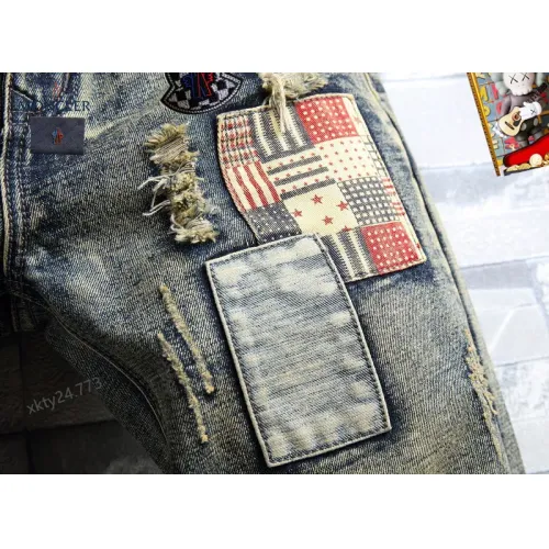 Replica Moncler Jeans For Men #1445511 $40.00 USD for Wholesale