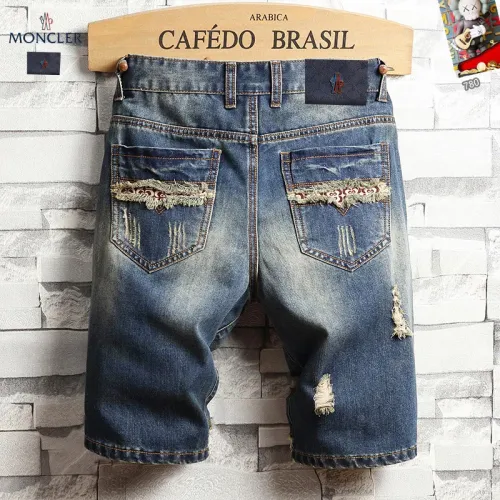 Replica Moncler Jeans For Men #1445517 $40.00 USD for Wholesale