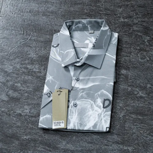 Replica Christian Dior Shirts Short Sleeved For Men #1445530 $36.00 USD for Wholesale