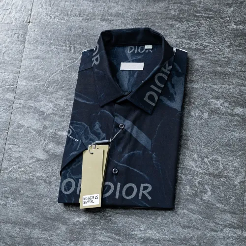 Replica Christian Dior Shirts Long Sleeved For Men #1445540 $38.00 USD for Wholesale