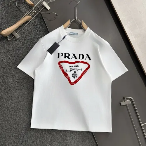 Cheap Prada T-Shirts Short Sleeved For Men #1445543, $$40.00 USD On Prada T-Shirts