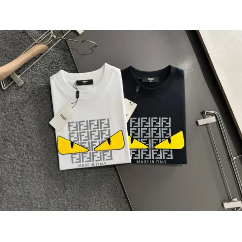 Replica Fendi T-Shirts Short Sleeved For Men #1445545 $40.00 USD for Wholesale