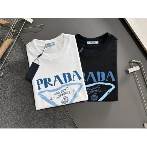 Replica Prada T-Shirts Short Sleeved For Men #1445556 $40.00 USD for Wholesale