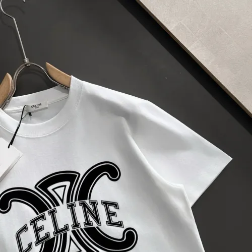 Replica Celine T-Shirts Short Sleeved For Men #1445557 $40.00 USD for Wholesale