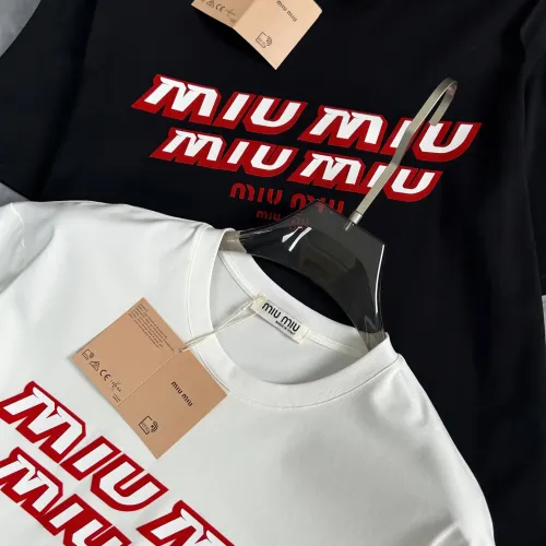 Replica MIU MIU T-Shirts Short Sleeved For Men #1445577 $40.00 USD for Wholesale