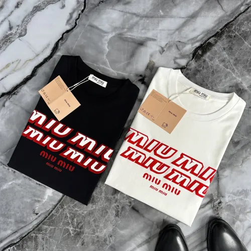 Replica MIU MIU T-Shirts Short Sleeved For Men #1445578 $40.00 USD for Wholesale