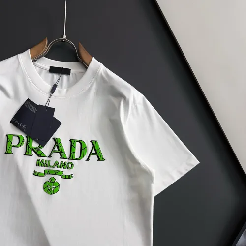 Replica Prada T-Shirts Short Sleeved For Men #1445583 $40.00 USD for Wholesale