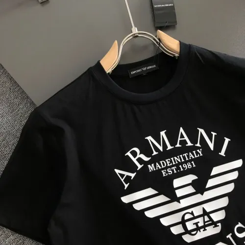 Replica Armani T-Shirts Short Sleeved For Men #1445588 $40.00 USD for Wholesale