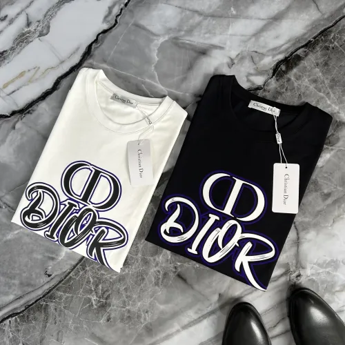 Replica Christian Dior T-Shirts Short Sleeved For Men #1445598 $40.00 USD for Wholesale