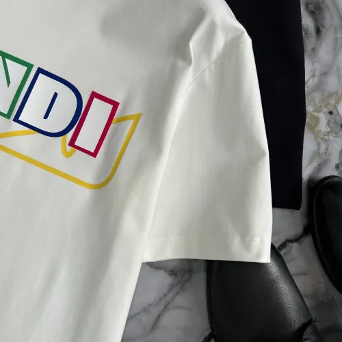 Replica Fendi T-Shirts Short Sleeved For Men #1445611 $40.00 USD for Wholesale