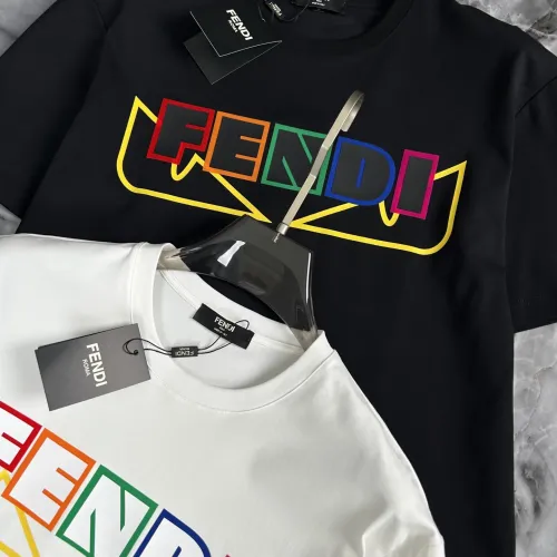 Replica Fendi T-Shirts Short Sleeved For Men #1445612 $40.00 USD for Wholesale