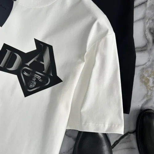 Replica Prada T-Shirts Short Sleeved For Men #1445619 $40.00 USD for Wholesale