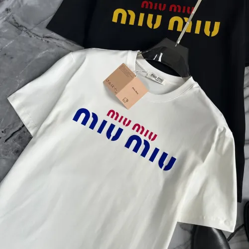 Replica MIU MIU T-Shirts Short Sleeved For Men #1445623 $40.00 USD for Wholesale