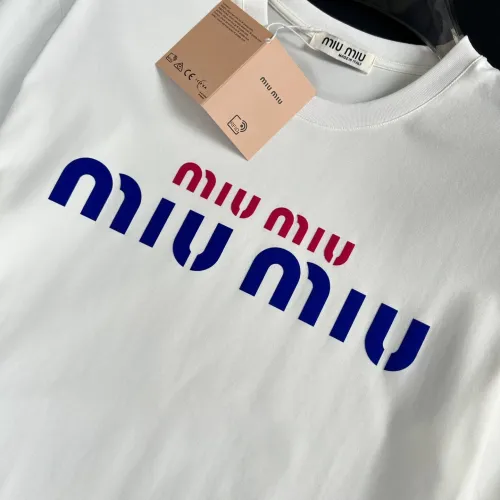 Replica MIU MIU T-Shirts Short Sleeved For Men #1445623 $40.00 USD for Wholesale