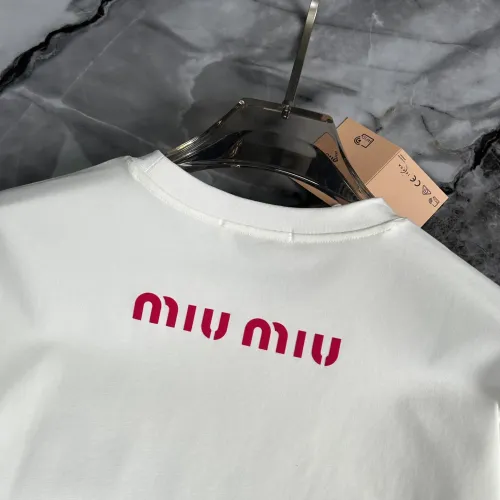Replica MIU MIU T-Shirts Short Sleeved For Men #1445623 $40.00 USD for Wholesale