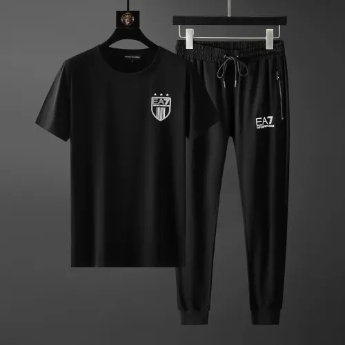 Cheap Armani Tracksuits Short Sleeved For Men #1445671, $$68.00 USD On Armani Tracksuits