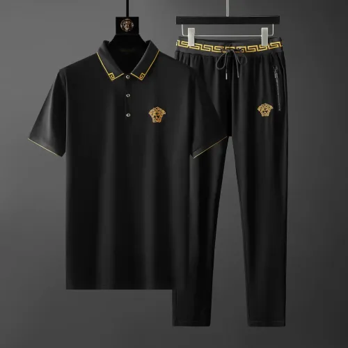 Cheap Versace Tracksuits Short Sleeved For Men #1445694, $$72.00 USD On Versace Tracksuits