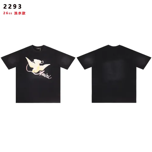 Cheap Amiri T-Shirts Short Sleeved For Unisex #1445729, $$32.00 USD On Amiri T-Shirts