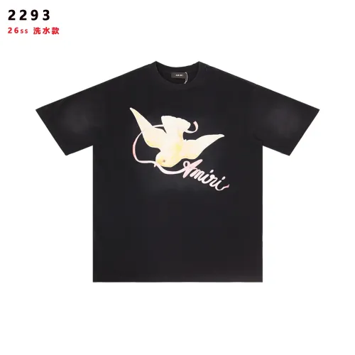 Replica Amiri T-Shirts Short Sleeved For Unisex #1445729 $32.00 USD for Wholesale