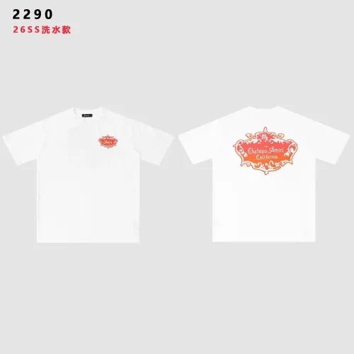 Cheap Amiri T-Shirts Short Sleeved For Unisex #1445730, $$32.00 USD On Amiri T-Shirts