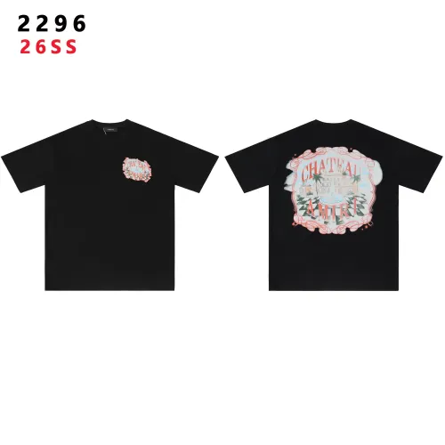 Cheap Amiri T-Shirts Short Sleeved For Unisex #1445733, $$32.00 USD On Amiri T-Shirts
