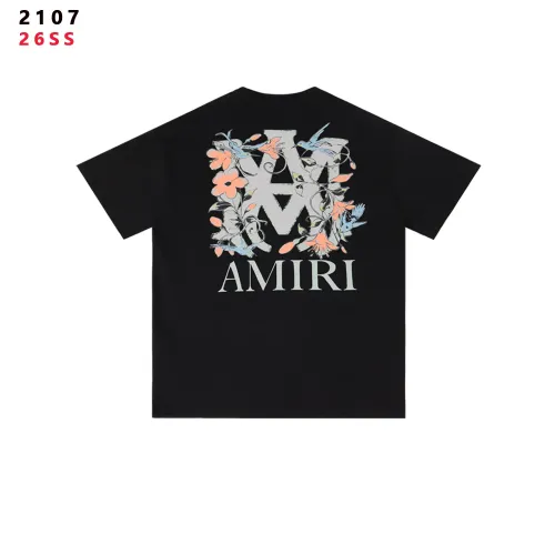 Cheap Amiri T-Shirts Short Sleeved For Unisex #1445737, $$34.00 USD On Amiri T-Shirts