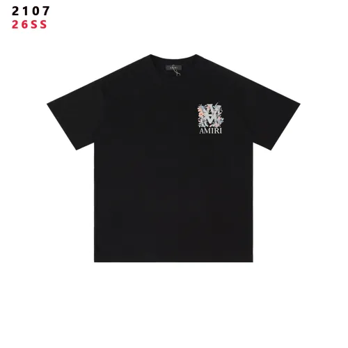 Replica Amiri T-Shirts Short Sleeved For Unisex #1445737 $34.00 USD for Wholesale
