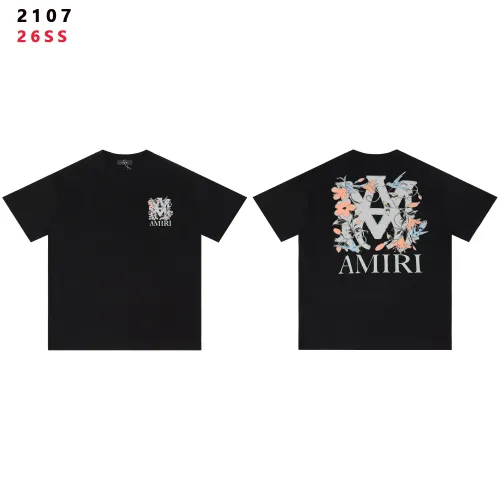 Replica Amiri T-Shirts Short Sleeved For Unisex #1445737 $34.00 USD for Wholesale