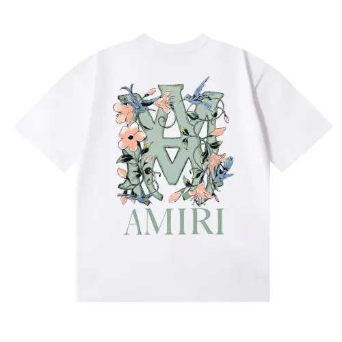 Cheap Amiri T-Shirts Short Sleeved For Unisex #1445738, $$32.00 USD On Amiri T-Shirts