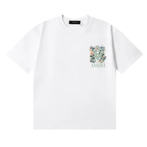 Replica Amiri T-Shirts Short Sleeved For Unisex #1445738 $32.00 USD for Wholesale