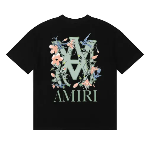 Cheap Amiri T-Shirts Short Sleeved For Unisex #1445739, $$32.00 USD On Amiri T-Shirts