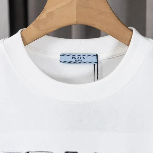 Replica Prada T-Shirts Short Sleeved For Men #1445757 $36.00 USD for Wholesale