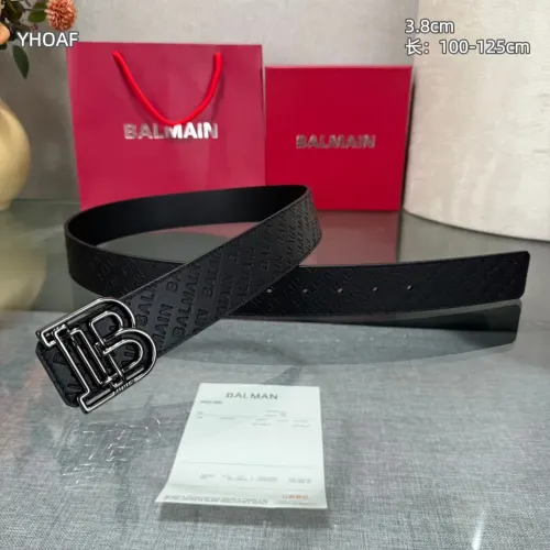 Replica Balmain AAA Quality Belts For Men #1445766 $64.00 USD for Wholesale