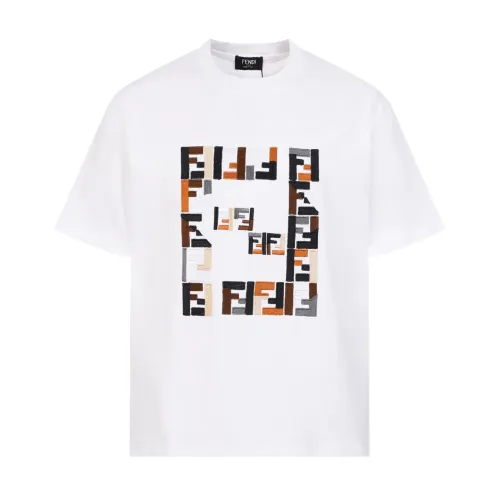 Cheap Fendi T-Shirts Short Sleeved For Unisex #1446081, $$42.00 USD On Fendi T-Shirts