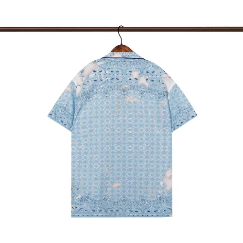 Replica Amiri Shirts Short Sleeved For Men #1446130 $32.00 USD for Wholesale