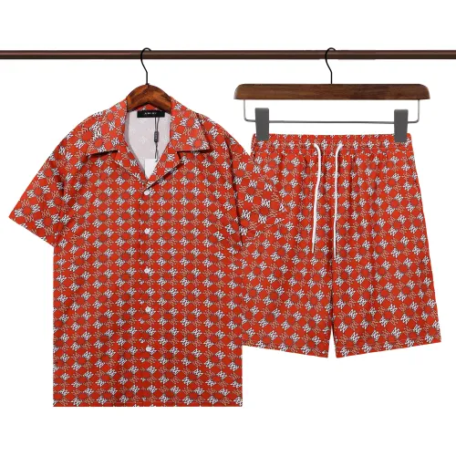 Cheap Amiri Tracksuits Short Sleeved For Men #1446257, $$52.00 USD On Amiri Tracksuits