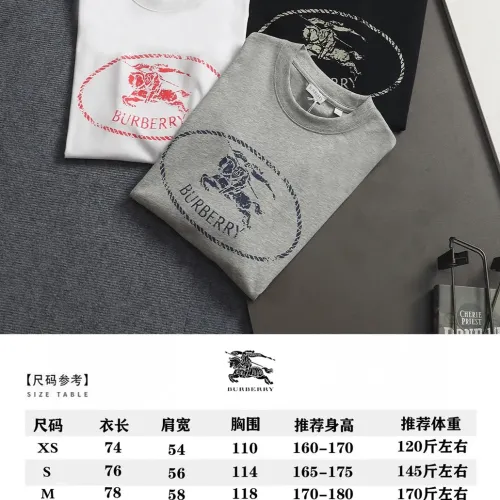 Replica Burberry T-Shirts Short Sleeved For Unisex #1446456 $40.00 USD for Wholesale