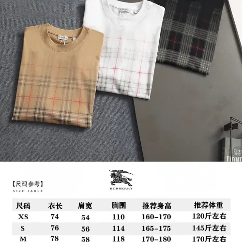 Replica Burberry T-Shirts Short Sleeved For Unisex #1446458 $40.00 USD for Wholesale