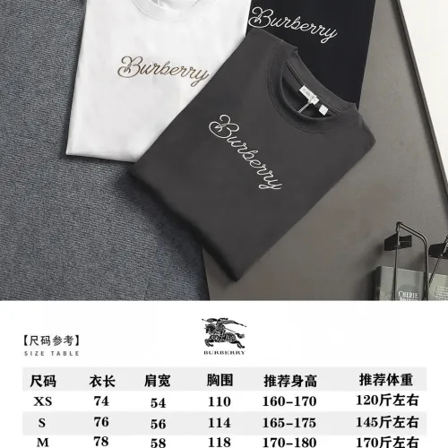Replica Burberry T-Shirts Short Sleeved For Unisex #1446465 $40.00 USD for Wholesale