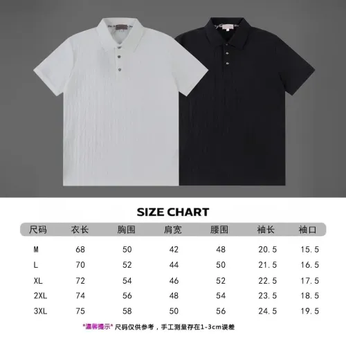 Replica Christian Dior T-Shirts Short Sleeved For Men #1446581 $39.00 USD for Wholesale