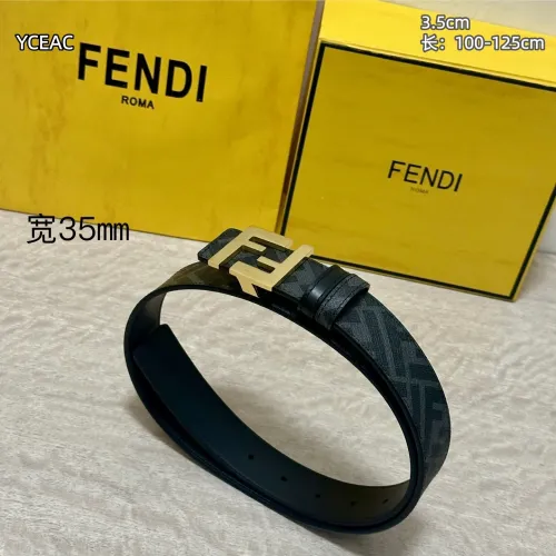 Replica Fendi AAA Quality Belts For Men #1446621 $52.00 USD for Wholesale
