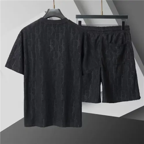 Replica Christian Dior Tracksuits Short Sleeved For Men #1446711 $48.00 USD for Wholesale