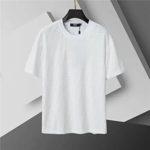 Replica Fendi Tracksuits Short Sleeved For Men #1446715 $48.00 USD for Wholesale