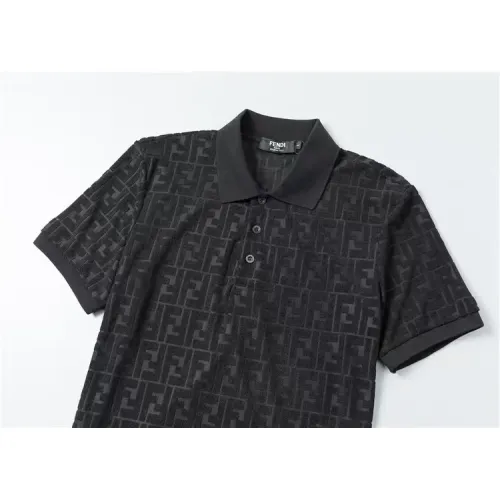 Replica Fendi Tracksuits Short Sleeved For Men #1446716 $52.00 USD for Wholesale