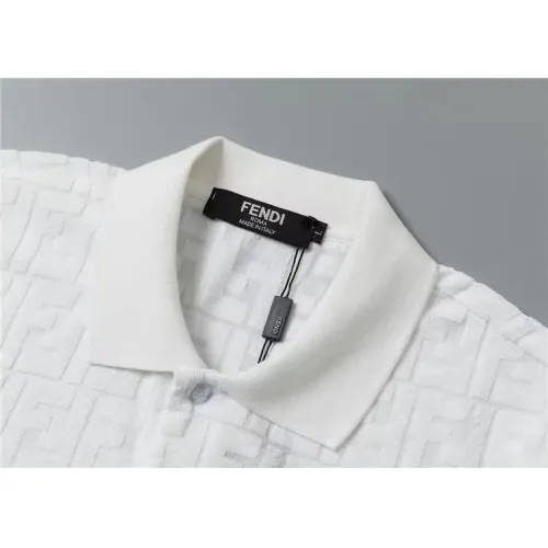 Replica Fendi Tracksuits Short Sleeved For Men #1446717 $52.00 USD for Wholesale