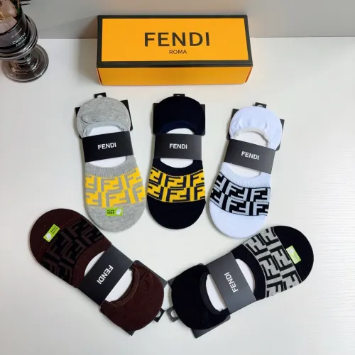Replica Fendi Socks #1446805 $27.00 USD for Wholesale