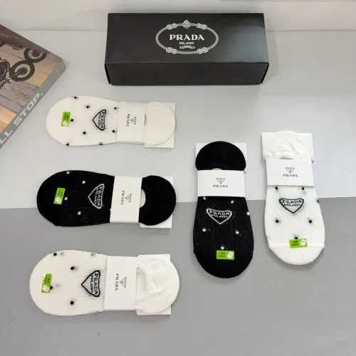 Replica Prada Socks #1446807 $27.00 USD for Wholesale