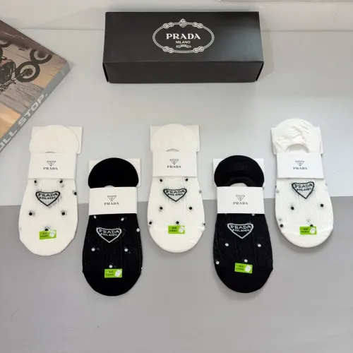 Replica Prada Socks #1446807 $27.00 USD for Wholesale