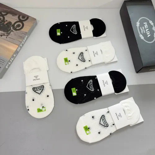 Replica Prada Socks #1446807 $27.00 USD for Wholesale